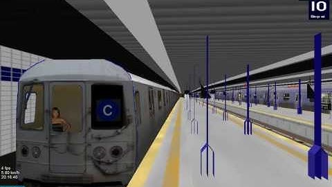 OpenBVE: Summer Swap-R46 C Entering & Departing 59 St