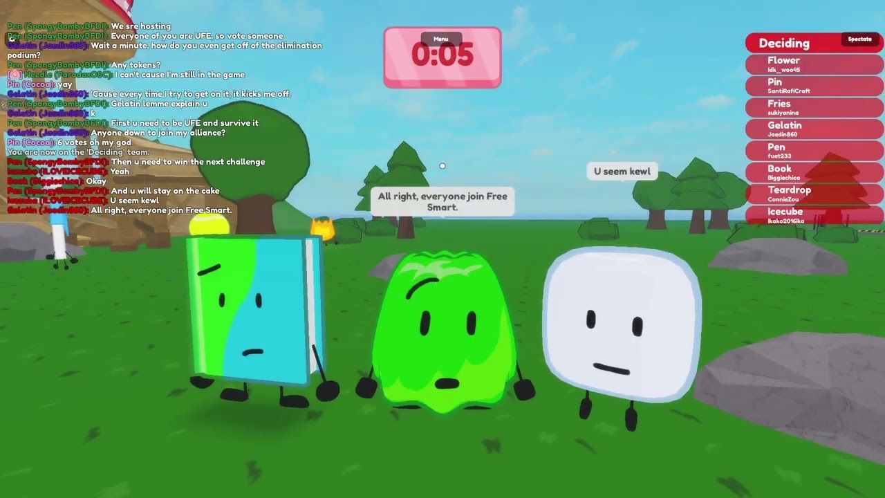 Playing BFDIA with paradox OSC