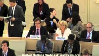 Protection of human rights defenders statement at 24th Session of the Human Rights Council