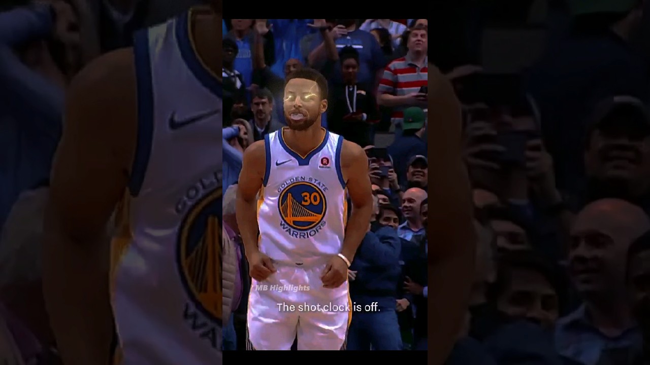 Curry turns into a monster #stephencurry #nba
