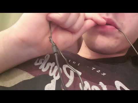 Mic nibbling mouth sounds asmr