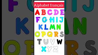 Apprendre l'alphabet français