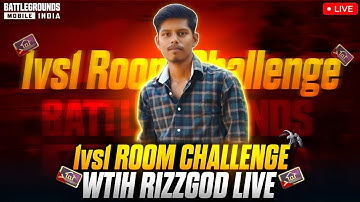 1v1 TDM CUSTOM ROOM WITH SUBSCRIBER || BGMI LIVE #Rizzgodlive #bgmi #bgmilive #1v1Tdmroom