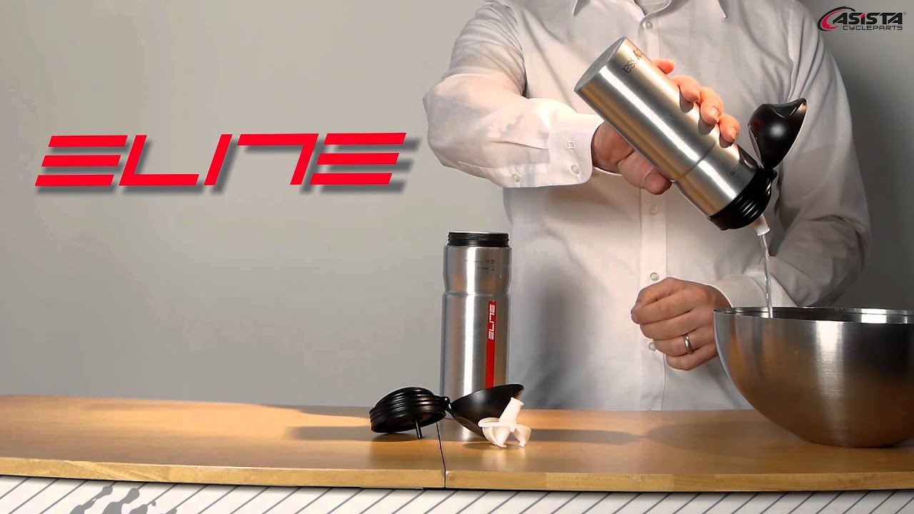 Elite Prism Bidon 750 Ml – Aluminium-Flasche Mit Seitenladefunktion Fürs Mountainbike