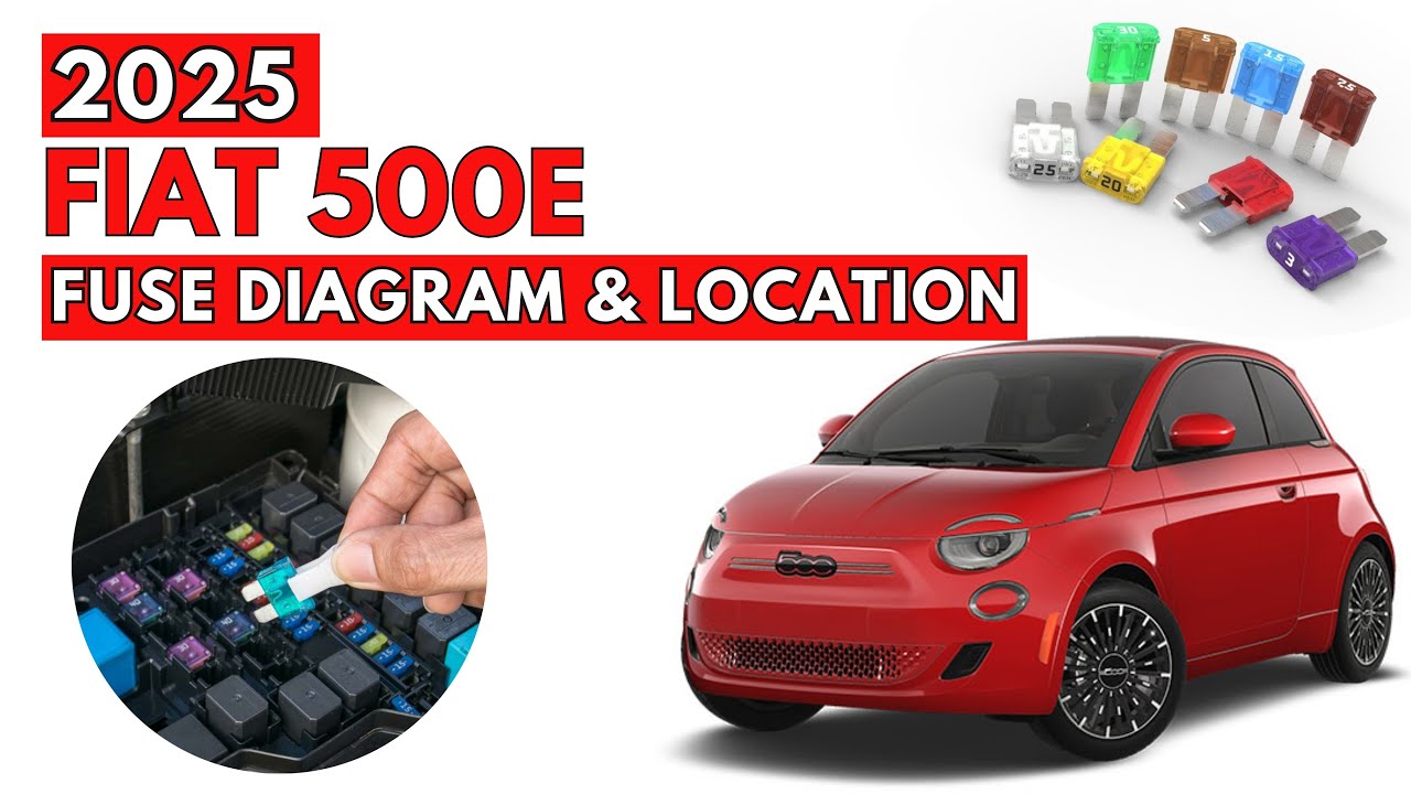 2025 Fiat 500e Fuse Box Diagrams and Location User Guide
