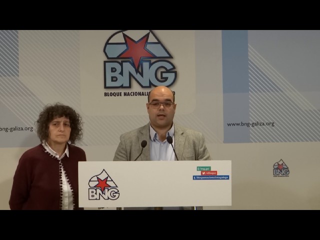 Rub&eacute;n Cela presenta as teses da XVI Asemblea do BNG