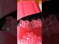Slicing Perfect Pink Glitter Jelly 😱🔪 #shorts #asmr