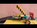 DIY rc crane lifting load from truck.