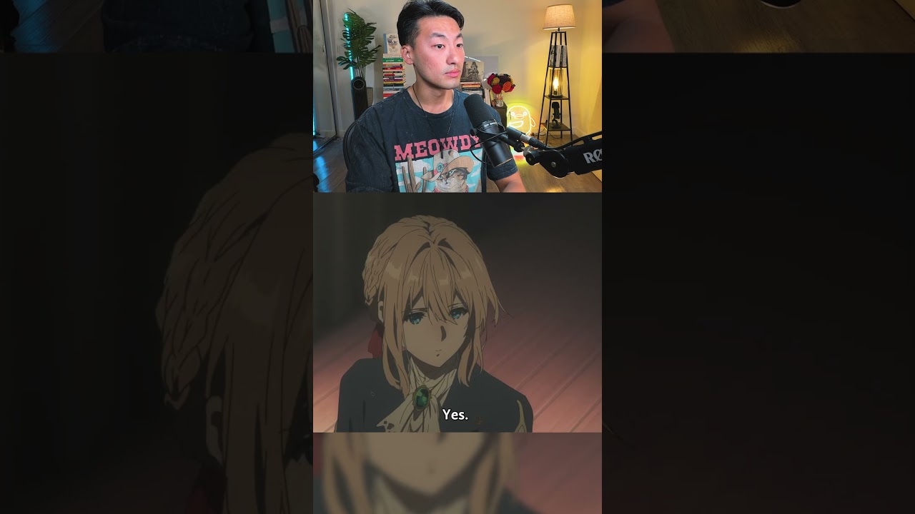 Yearning for love #anime #animereaction #violetevergarden