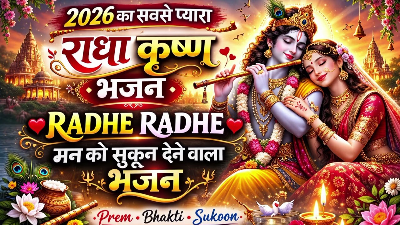 Radhe Radhe Bol Re Mannwa 😢❤️ | New Radha Krishna Bhajan 2026 | मन को सुकून देने वाला भजन 🙏