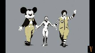 BANKSY CANVAS ART AND THE BEST GRAFFITI URBAN ART BY BANKSY