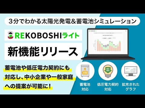EPC事業者の皆様、お待たせしました！REKOBOSHIライトが大幅パワーアップ！