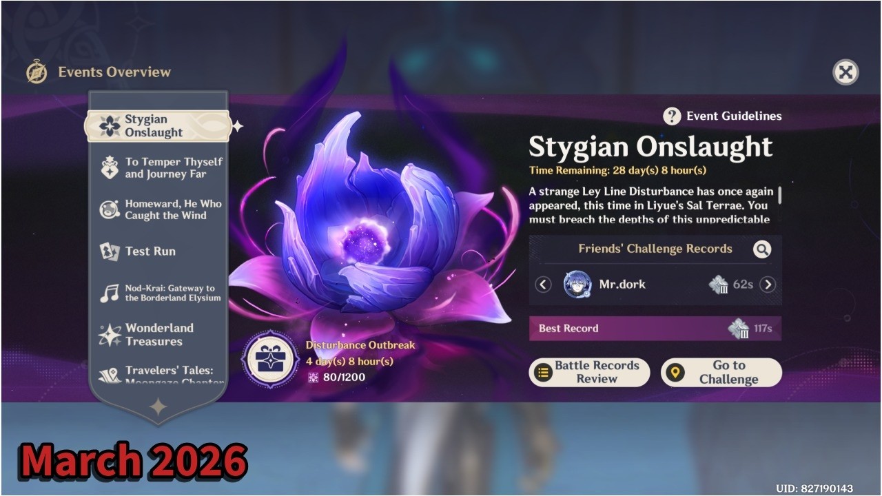 Stygian Onslaught March 2026 | Genshin Impact Ver Luna 5