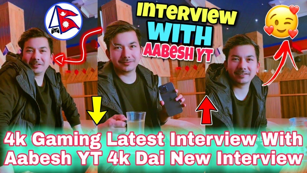4k Gaming New Interview With Aabesh YT | Aabesh YT Took 4k Dai ...