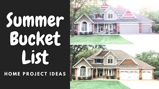 SUMMER BUCKET LIST IDEAS FOR HOME PROJECTS 2020