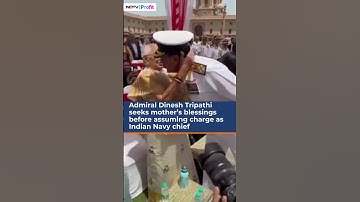 Admiral Dinesh Tripathi Takes Mother