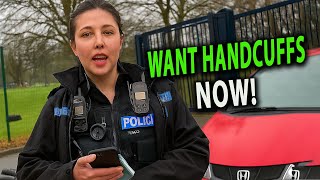 UK Cop DEMANDS Auditor DELETE Footage — Gets EMBARRASSED on Camera!