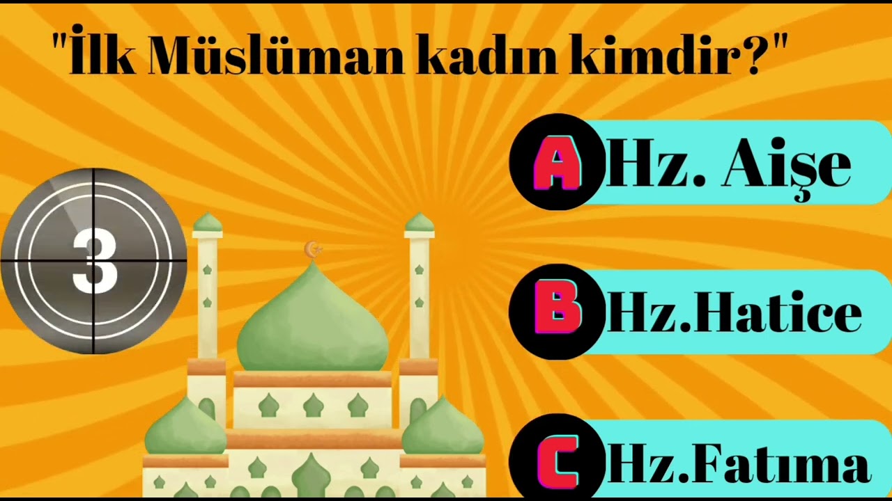 İslam soruları hepsini bilecek misin ? dini sorular ve cevaplar