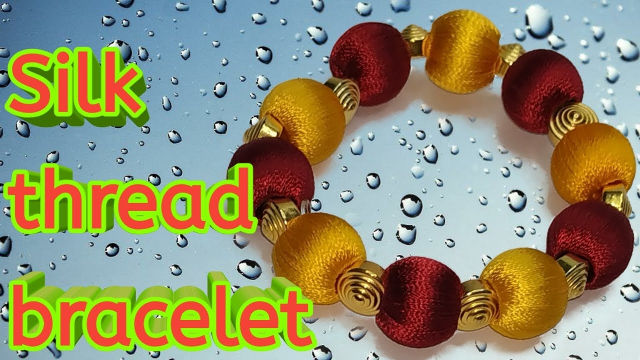 Silk Thread Bracelet | DIY Bracelet | bead bracelet |@Suhith Creations