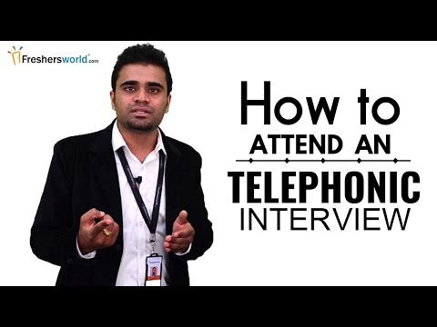 Let us talk about how to attend a telephonic interview. we all know at least have experienced face when i say interv...