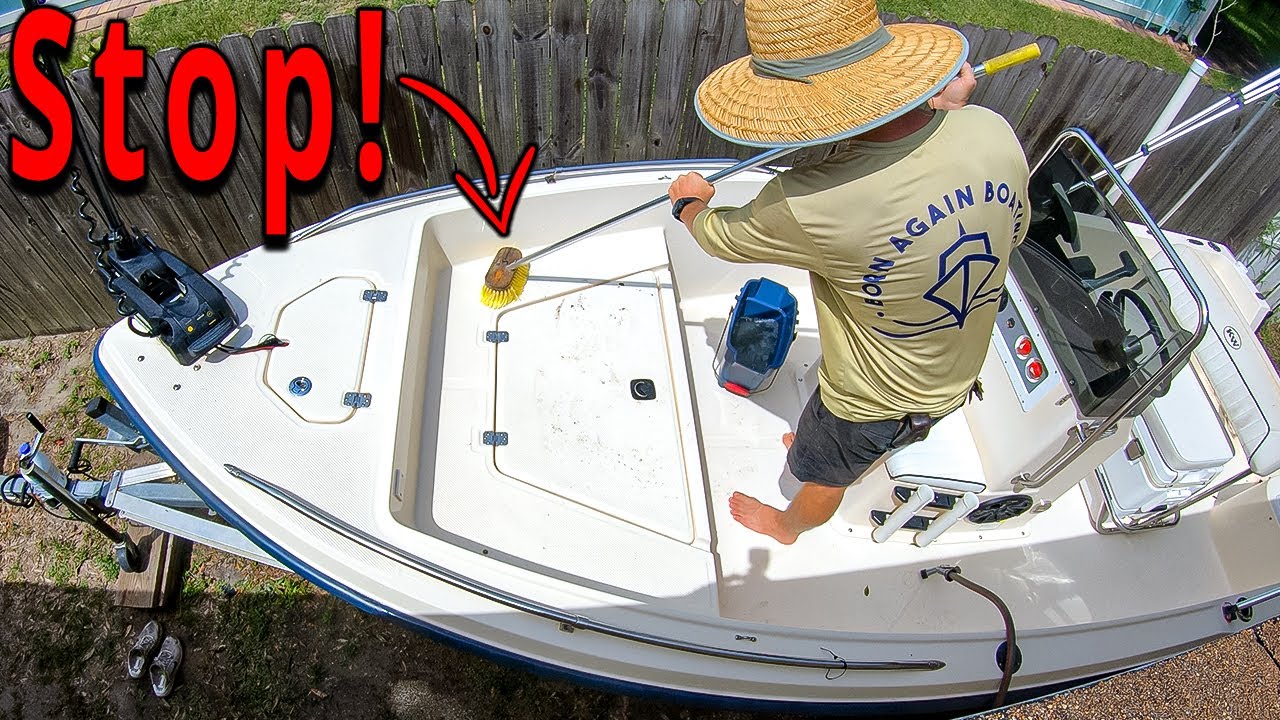 WHY I NEVER Wash My Boat!