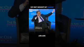 Why didn't Microsoft Buy Facebook?