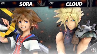 Super Smash Bros. Ultimate - Sora vs Cloud