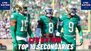 Ranking The Top 10 Secondaries  In College Football For 2026