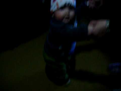 Valentín bailando re contento