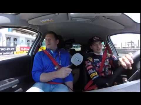 Max Verstappen drives Jos Verstappen around Monte Carlo