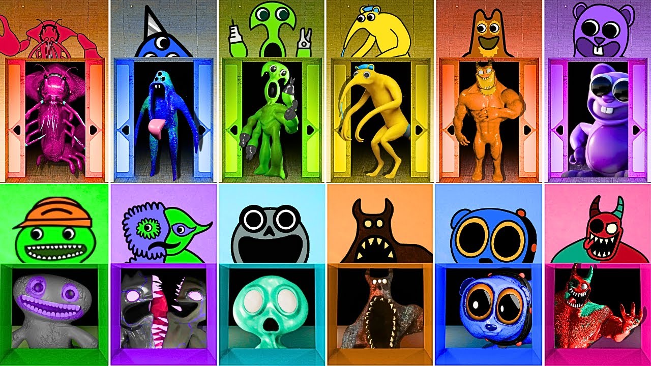 Сад Банбана - 1,2,3,4,6,7,8 - Улучшение монстров + Модифицированный Варзах