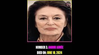 Remembering Anouk Aimée, French actress of A Man and a Woman, who died at 92. #anoukaimee #actress