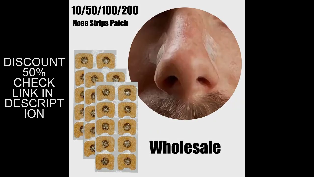 200/100/50/10 Pieces Nose Breath Patch,Nasal Strips,Nasal Breathing Dilators Increase Air Improve Sl