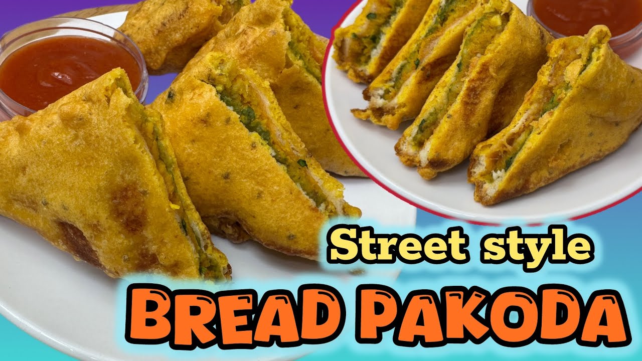 Stuffed Bread Pakoda Recipe | Crispy Aloo Bread Pakora | Street Style Snack | ब्रेड पकोड़ा रेसिपी