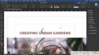 🔹 Creating Text Outlines in Adobe InDesign 2024 | Essential Training