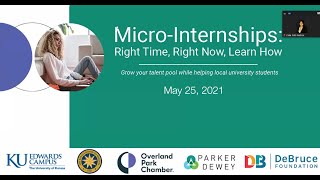 Micro-Internships: Right Time, Right Now, Learn How