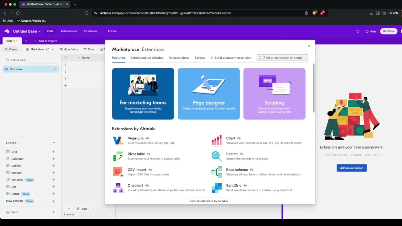 Exporting make.com scenarios with many Airtable modules