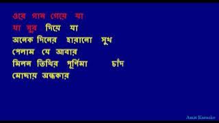 Aaj milan tithir   Kishore Kumar Bangla Karaoke with Lyrics #Hindhi #Karaoke