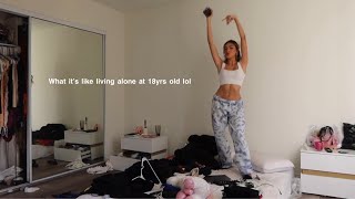 I MOVED TO LA?? Organzie my room with me + building my bed