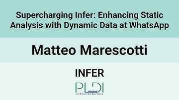 [INFER24] Supercharging Infer: Enhancing Static Analysis with Dynamic Data at WhatsApp