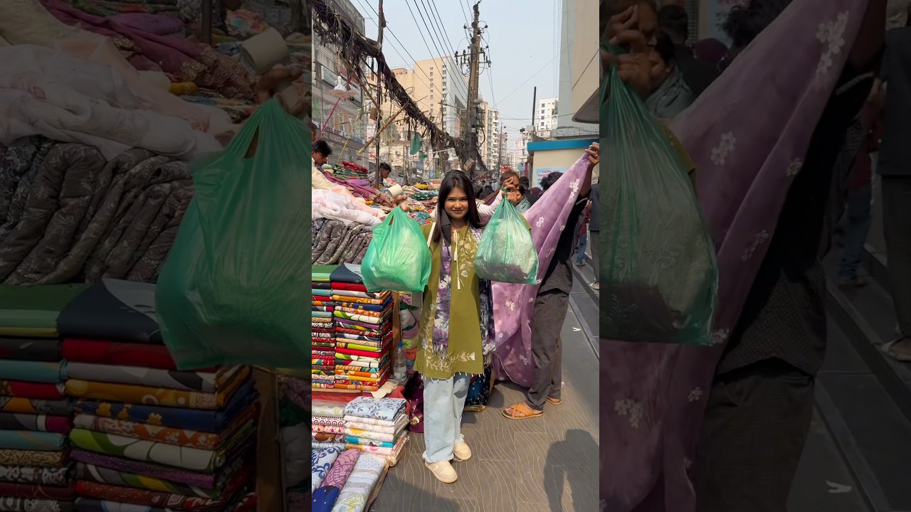 দুই বস্তা কাপর দিয়া ঈদের ড্রেসের টিউটোরিয়াল😊✌🏻 