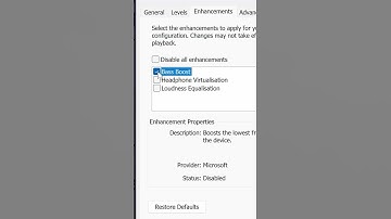 Laat elke hoofdtelefoon beter klinken door dit in te schakelen in Windows #Shorts