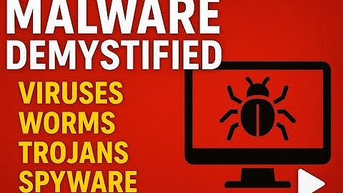 Malware Demystified: Viruses, Worms, Trojans & Spyware
