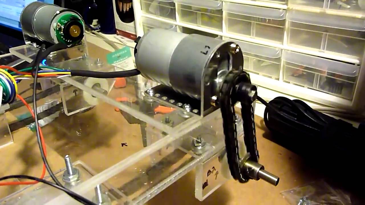 6WD Robot Drive Train First Test
