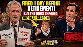 He Worked 41 Years… Then His Boss Fired Him Before Retirement — Judge Was Furious