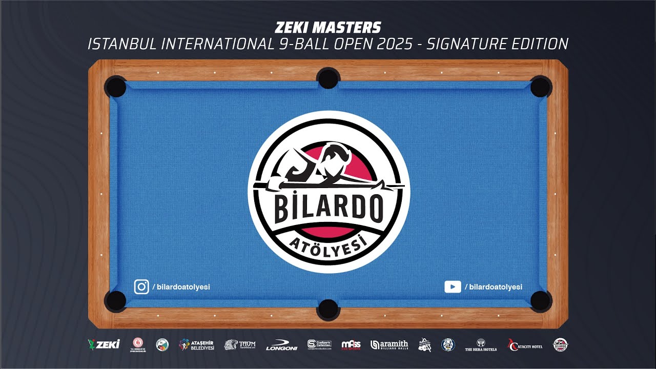 Damianos Giailourakis vs Haydar Abd🏆 Zeki Istanbul 9-Ball Open | International Billiards Tournament