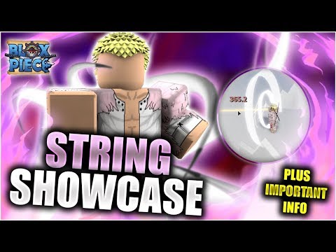 NEW String Fruit Rework FULL SHOWCASE!  Blox Fruits String Fruit Full  Showcase & Review 