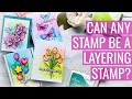 Can ANY Stamp be a Layering Stamp? &amp; Discount Code: Kicking it Old School