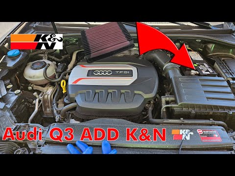 2019 to 2024 Audi Q3 F3 2 0T TFSI K&N Air Filter Install