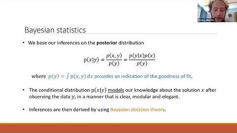 Bayesian inference with data-driven image priors: theory, methods, and algorithms, Marcelo Pereyra